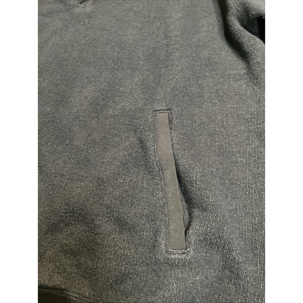 Polo Ralph Lauren Pullover Sweater Dark Navy Blue Size L Cotton 1/4 Zip - Picture 3 of 11